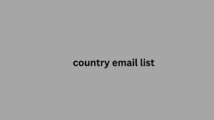 country email list