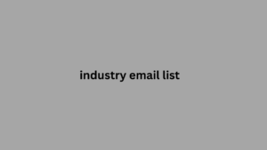 industry email list 