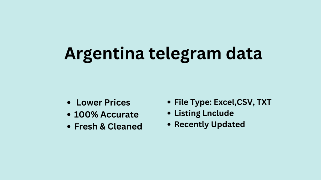 Argentina telegram data