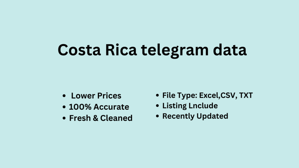 Costa Rica telegram data