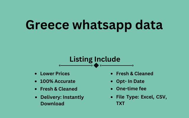 Greece whatsapp data