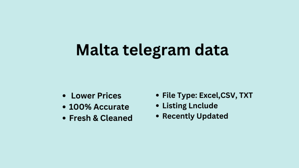 Malta telegram data