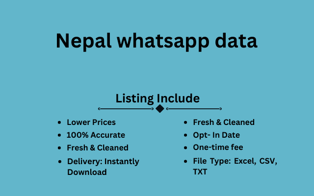 Nepal whatsapp data