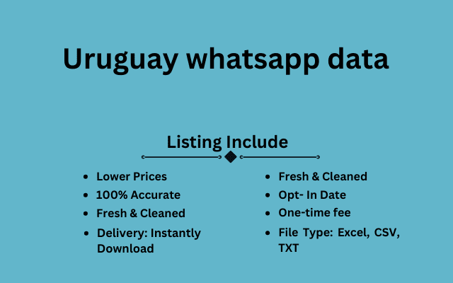 Uruguay whatsapp data